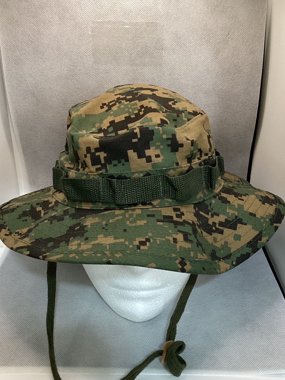 US Military Boonie Hat Digital Camo MARPAT Size 7 1/4 Hot Weather Type II